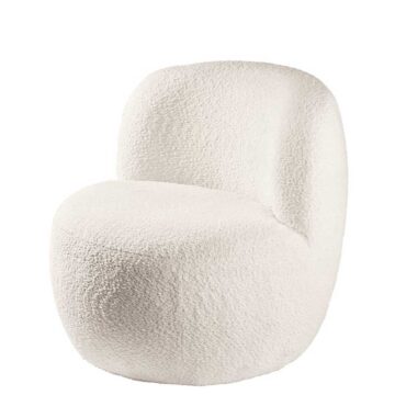 Poltrona Bianca Boucle